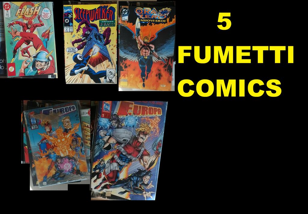 4341422 Lotto fumetti n.5 flash dc